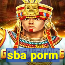 sba porm